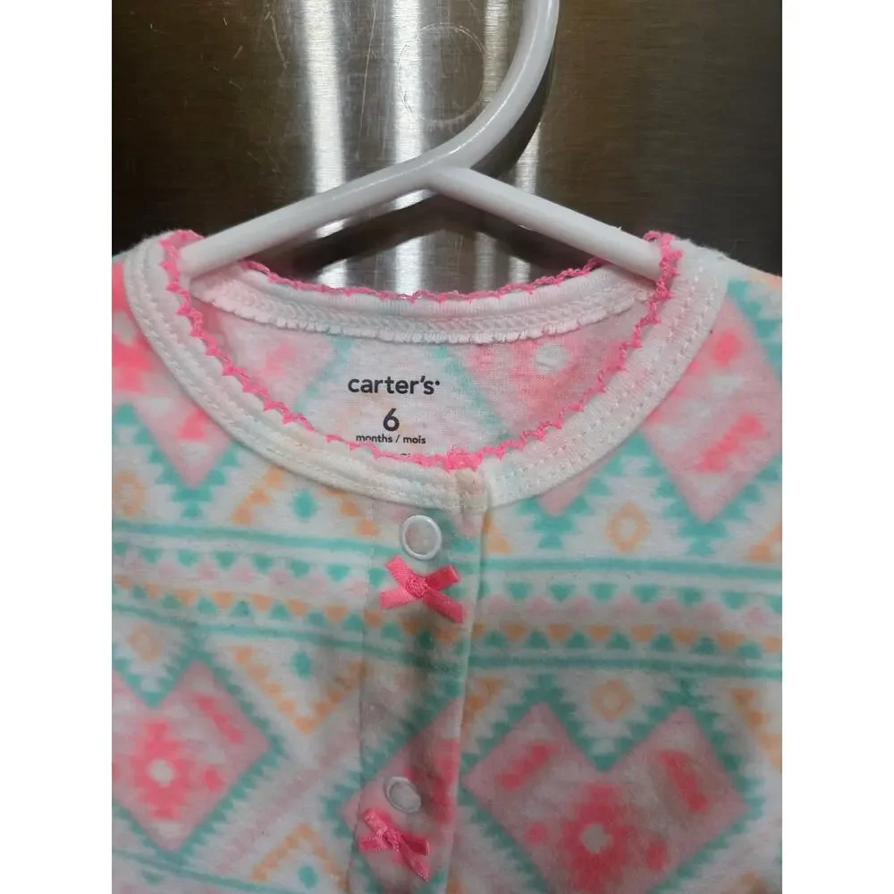 5/$15 Abstract Geometric Sleeper - Carter's - 6mo